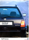 VW Golf III Variant 1996 (Prospekt)