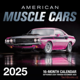 American Muscle Cars 2025 Kalendář 16 měsíců