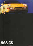 Porsche 968 CS 1993 (Prospekt)