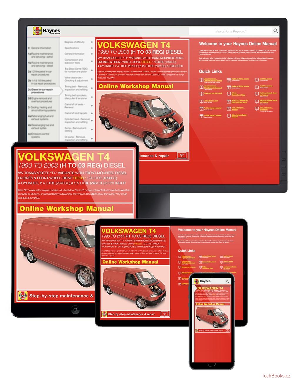 VW Transporter T4 (90-03) (ONLINE MANUAL)