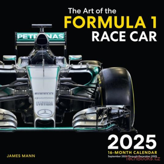 Art of the Formula 1 Race Car 2025 Kalendář 16 měsíců