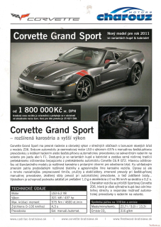 Chevrolet Corvette C6 Grand Sport / Wiesmann GT MF5 / Spyker C8 Aileron / Artega GT 2011 (Prospekt)