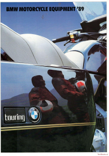 BMW Motorcycle & Rider's Equipment 1989 (Prospekt)