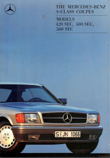 Mercedes-Benz SEC C126 1988 (Prospekt)