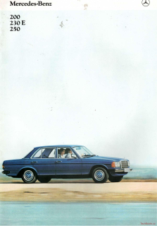 Mercedes-Benz W123 200, 230 E, 250 1981 (Prospekt)