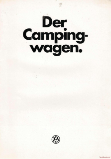 VW Transporter T3 Campingwagen 1979  (Prospekt)