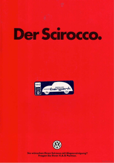 VW Scirocco GT/GTL/GTX 1985/86 (Prospekt)